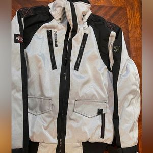 Noize Weather Gear Silver & Black Coat Jacket exteme sub-zero series Size Large‎